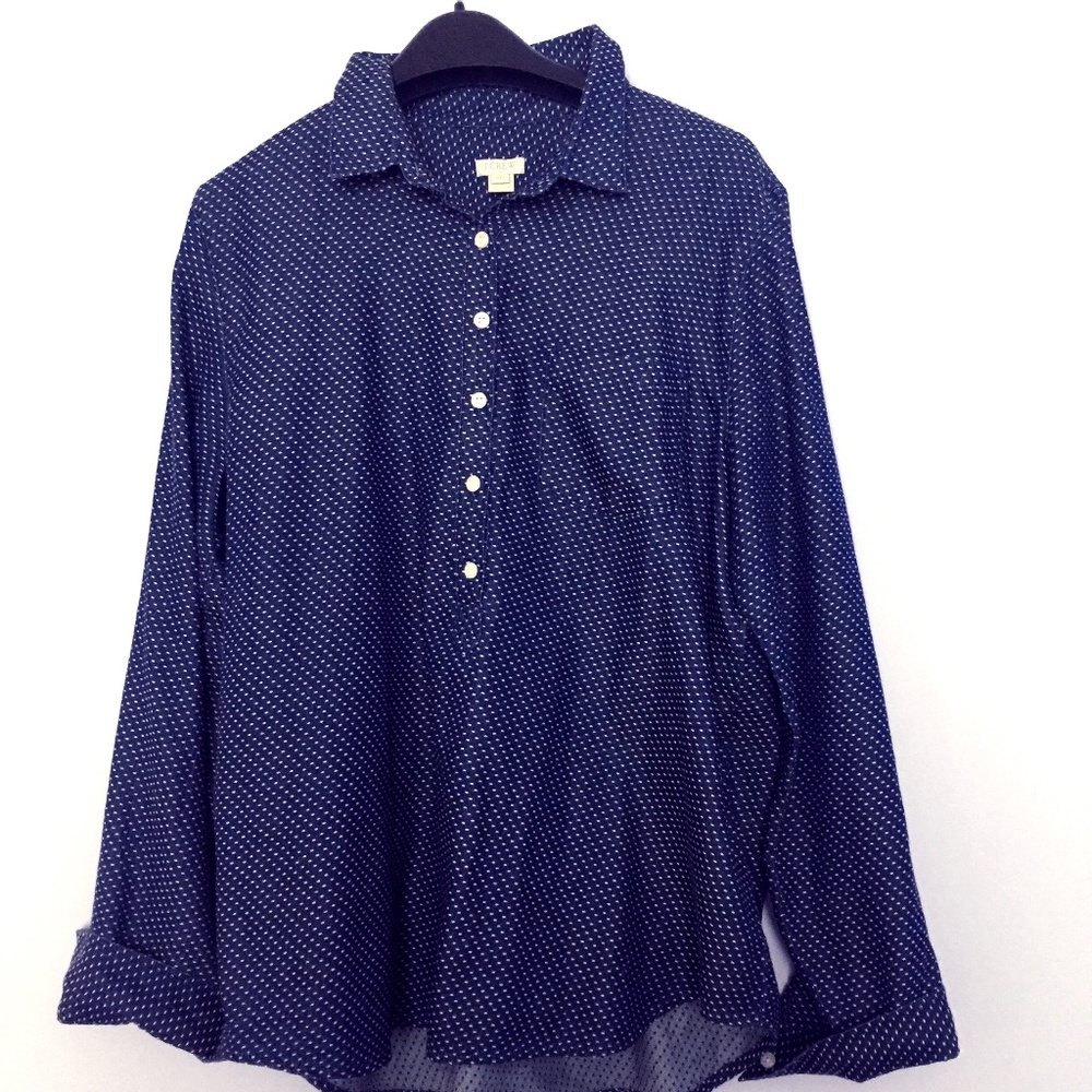 J. Crew XL button down top